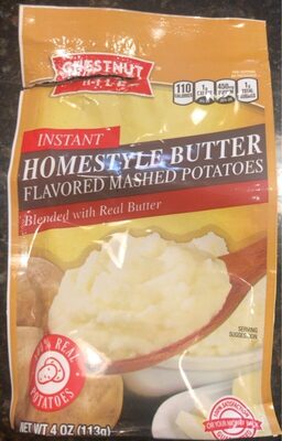 Instant Buttery Homestyle Flavored Mashed Potatoes, Instant Buttery Homestyle