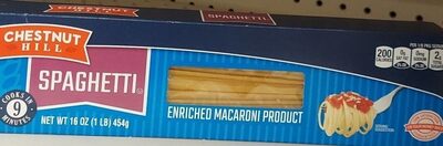 Enriched Macaroni Product, Spaghetti