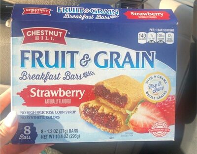 Strawberry Fruit & Grain Breakfast Bars, Strawberry