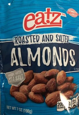 Roasted And Salted Almonds, Roasted And Salted