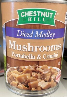 Diced Medley Portabella & Crimini Mushrooms