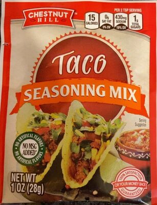 Taco Seasoning Mix, Taco