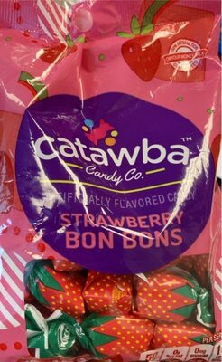 Strawberry Bon Bons Flavored Candy, Strawberry Bon Bons