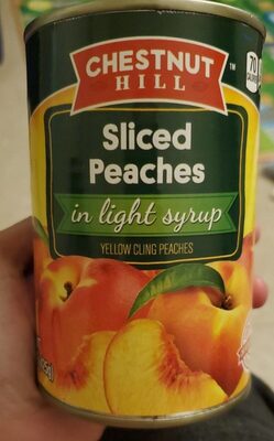 Yellow Cling Sliced Peaches In Light Syrup, Light Syrup