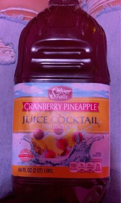Cranberry Pineapple Flavored Juice Cocktail From Concentrate, Cranberry Pineapple