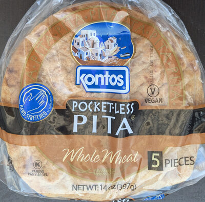Whole Wheat Pocket-Less Pita