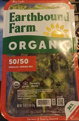 Organic 50/50 Spinach + Spring Mix