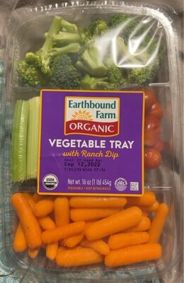 Vegetable Tray With Ranch Dip, Ranch Dip