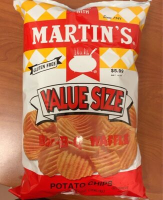 Bar-B-Q Waffle Potato Chips, Bar-B-Q Waffle