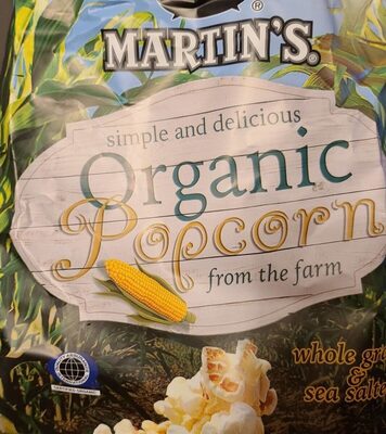 Whole Grain & Sea Salted Popcorn, Whole Grain & Sea Salted
