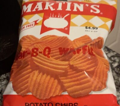 Bar-B-Q Waffle Potato Chips, Bar-B-Q Waffle