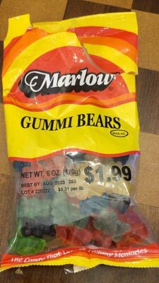 Marlow Gummi Bears, 6 Oz