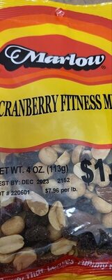 Marlow Cranberry Fitness Mix, 4 Oz