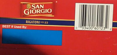 Rigatoni No. 23 Pasta