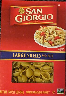 Large Shells No. 50 Enriched Macaroni Product