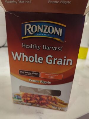 Ronzoni, Healthy Harvest, Whole Wheat Pasta, Penne Rigate