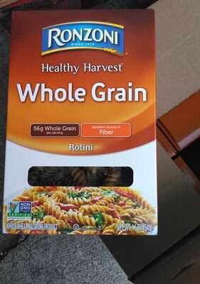 Ronzoni, Healthy Harvest, Whole Wheat Pasta, Rotini