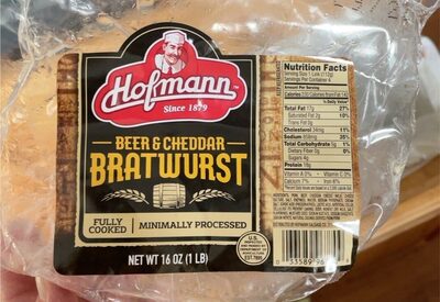 Cheddar Beer Bratwurst, Cheddar Beer
