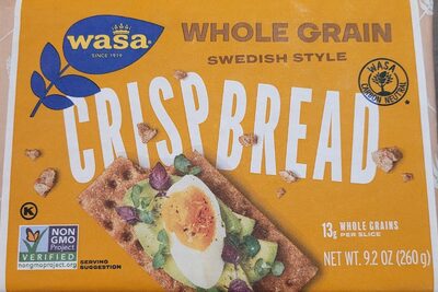 Whole Grain Swedish Style Crispbread, Whole Grain