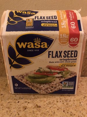 Wasa, Flax Seed Crispbread