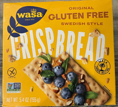 Original Gluten Free Swedish Style Crispbread, Original