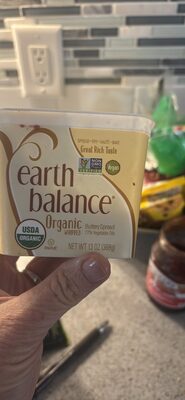 Earth Balance Organic Whipped Buttery Spread, 13 oz Tub