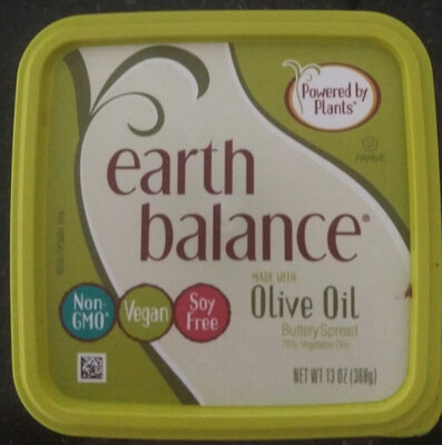 Earth Balance Olive Oil Buttery Spread, 13 oz Tub