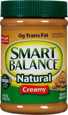 Smart Balance Creamy Peanut & Flaxseed Oil Spread, Peanut Butter Alternative, 26 OZ