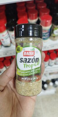 Badia, Sazon Tropical, Meat, Poultry And Fish Seasoning