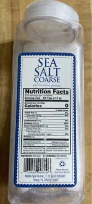 Coarse Sea Salt