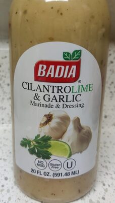 Cilantro Lime With Garlic Marinade & Dressing, Cilantro; Lime; Garlic