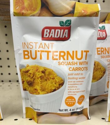 Instant Butternut Squash With Carrots, Carrots