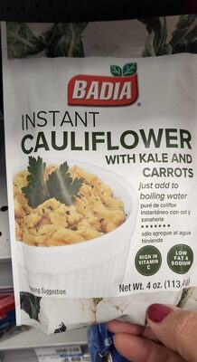 Instant Cauliflower With Kale And Carrots, Kale And Carrots