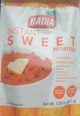 Instant Sweet Potatoes, Sweet