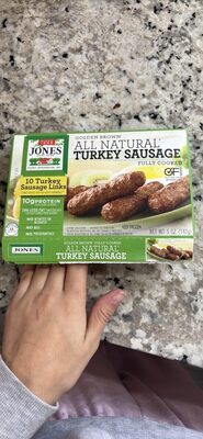 Golden Brown Turkey Sausage Links, 10 Links/Pkg, 5 oz.