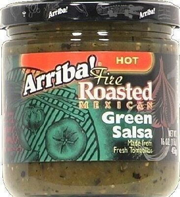 Hot Fire Roasted Mexican Green Salsa, Hot