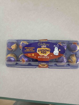 Milk Chocolate With Caramel Center Mini Caramel Eggs, Milk Chocolate With Caramel Center