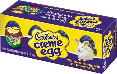 Milk Chocolate Creme Eggs With Soft Fondant Center, Milk Chocolate