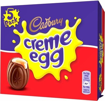 Creme Egg Milk Chocolate Eggs With Soft Fondant Center
