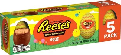 Milk Chocolate & Peanut Butter Creme Eggs, Milk Chocolate & Peanut Butter Creme