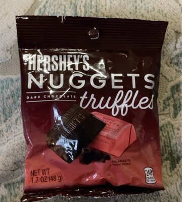 Dark Chocolate Nuggets Truffles, Dark Chocolate