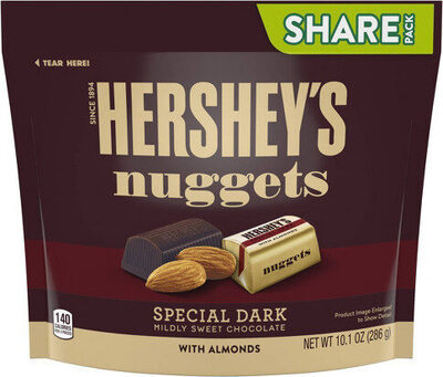 Dark Chocolate With Almonds Nuggets, Dark Chocolate With Almonds 