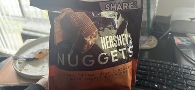 Extra Creamy Milk Chocolate With Toffee & Almonds Nuggets, Extra Creamy Milk Chocolate With Toffee & Almonds