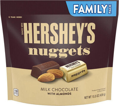Milk Chocolate With Almonds Nuggets, Milk Chocolate With Almonds