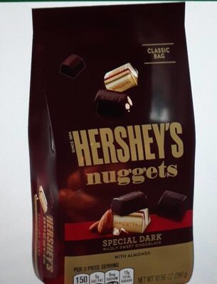 Special Dark Mildly Sweet Chocolate Nuggets With Almonds, Special Dark With Almonds