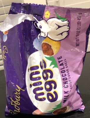 Milk Chocolate Mini Eggs With A Crisp Sugar Shell, Milk Chocolate