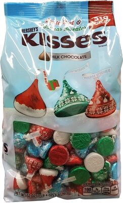 Milk Chocolate Santa Hat & Kissmas Sweater Candy, Milk Chocolate
