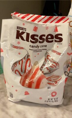 Candy Cane Mint Candy With Stripes & Candy Bits, Candy Cane Mint
