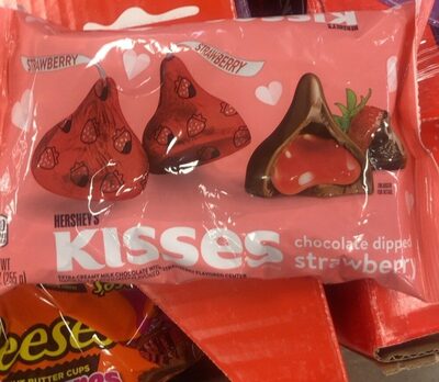 Extra Creamy Milk Chocolate Dipped Candy With Strawberry Flavored Center, Extra Creamy Milk Chocolate Dipped With Strawberry Flavored Center