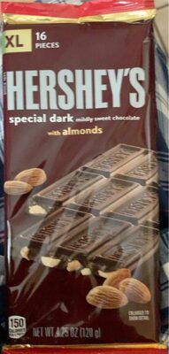 Special Dark Mildly Sweet With Almonds Xl Chocolate, Chocolate